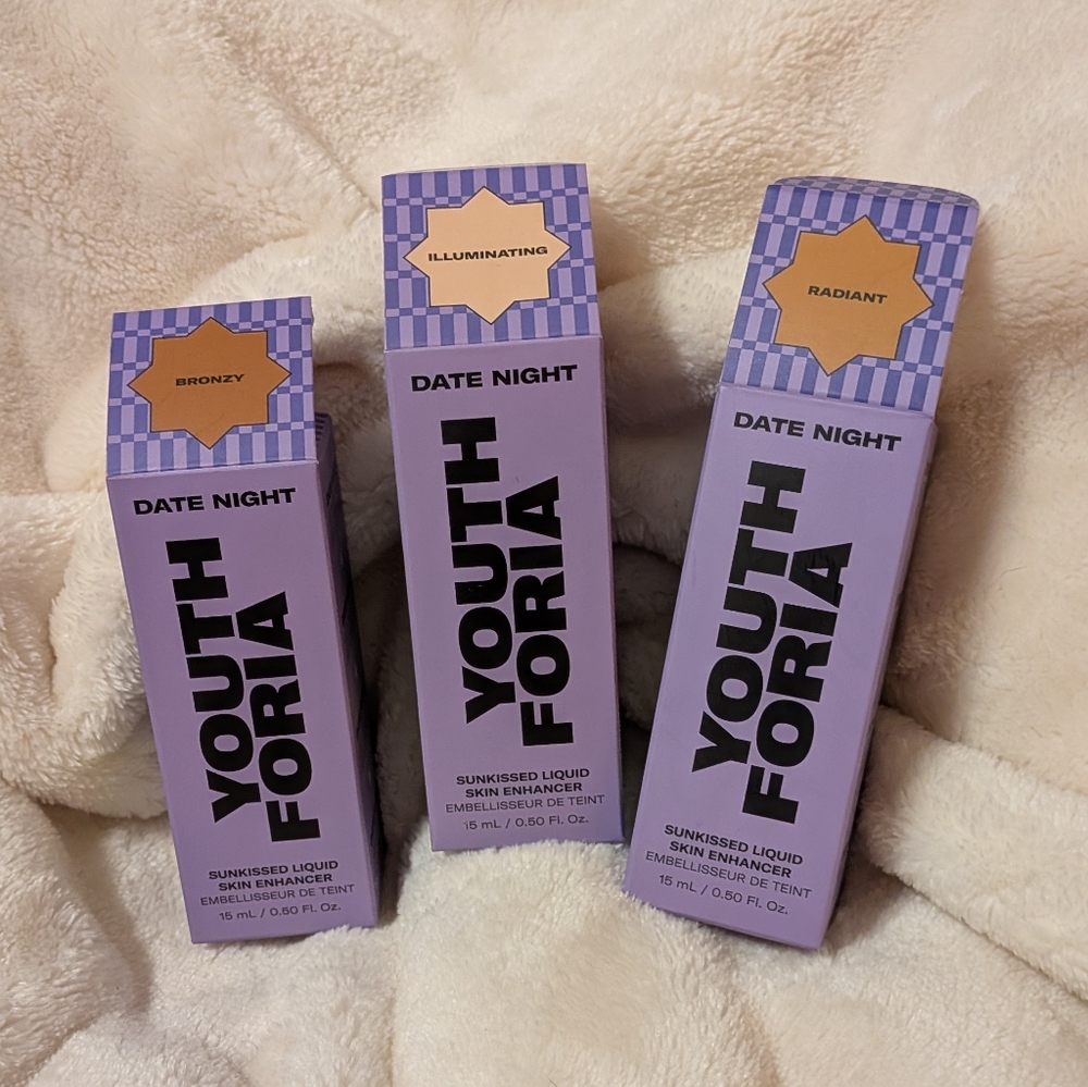 Youthforia Date Night Sunkissed Liquid Skin Enhancer Trio